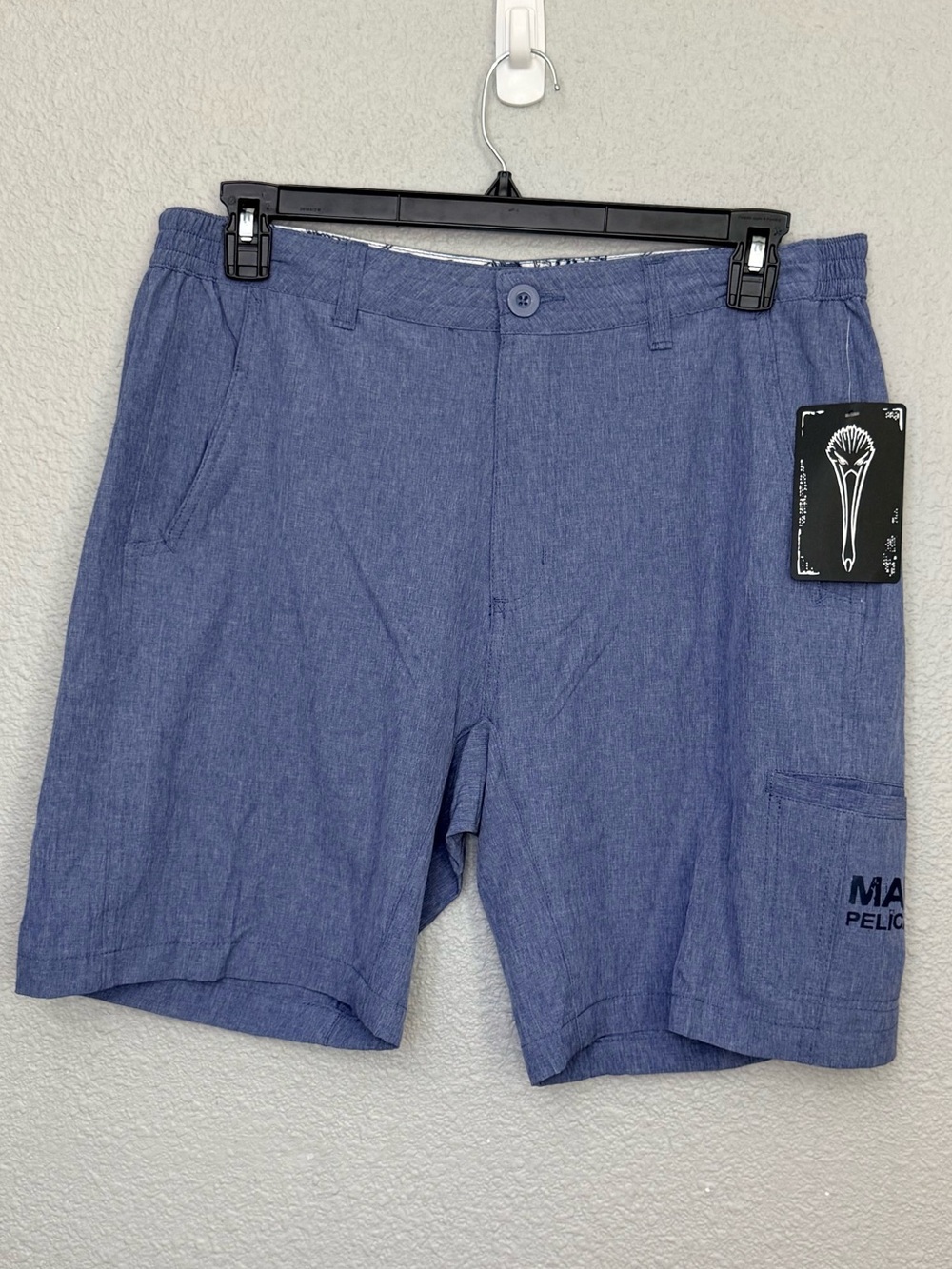 NWT Mad Pelican | Donnie’s Walking Shorts “Wish you were Here” | Large